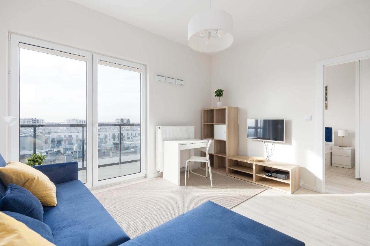 ורשה Wola Chic Blue Apartment מראה חיצוני תמונה