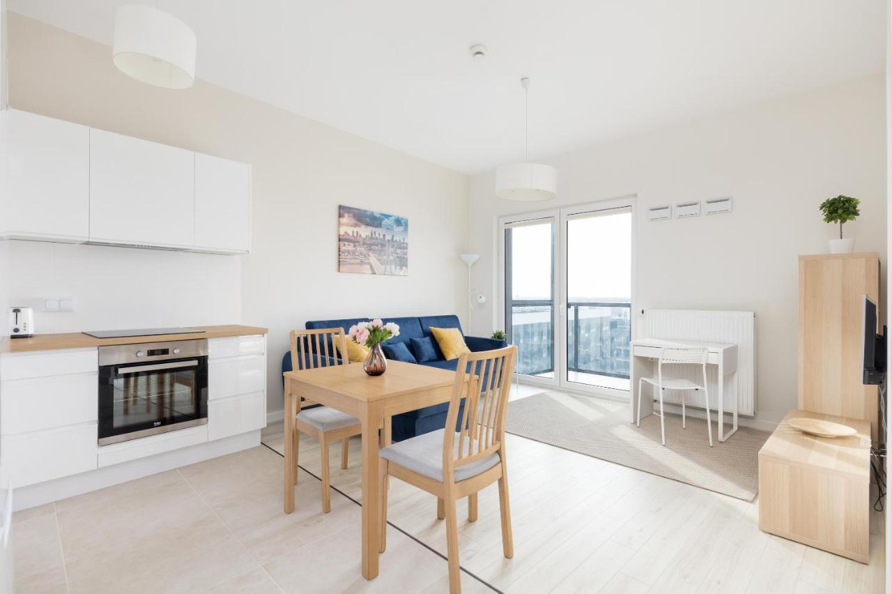 ורשה Wola Chic Blue Apartment מראה חיצוני תמונה