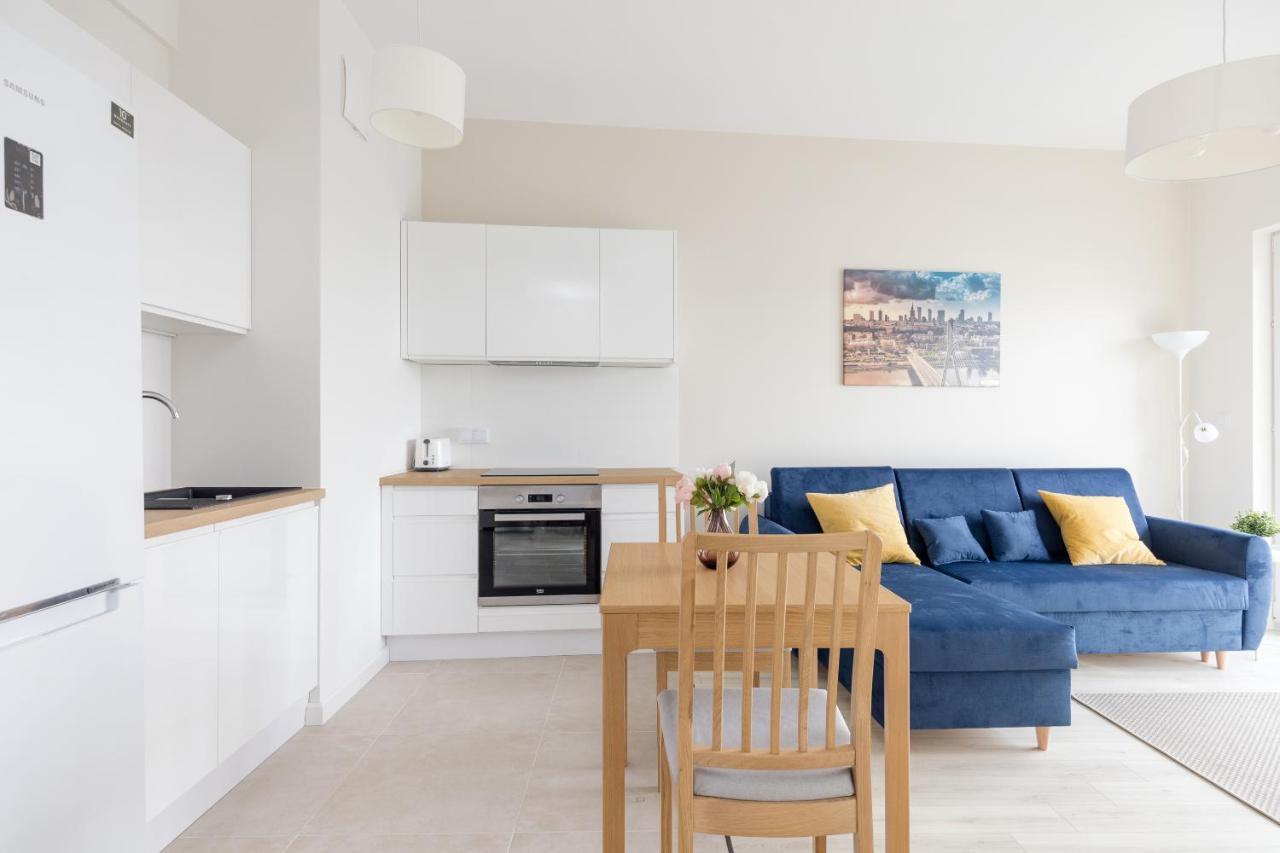 ורשה Wola Chic Blue Apartment מראה חיצוני תמונה