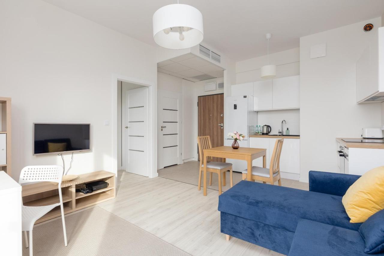 ורשה Wola Chic Blue Apartment מראה חיצוני תמונה